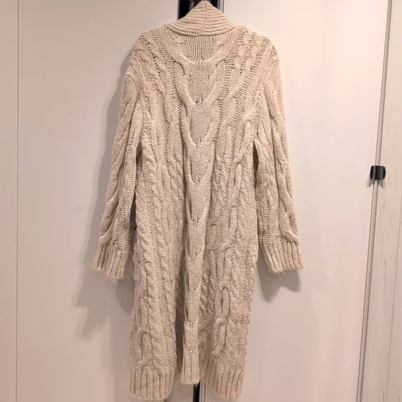 Zara chunky knit cardigan coat - Picture 12 of 12